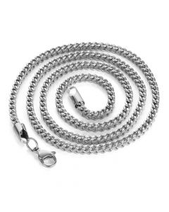 Curb LInk Kette / Edelstahl 