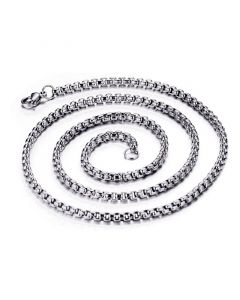 Square Rolo Chain / Edelstahl